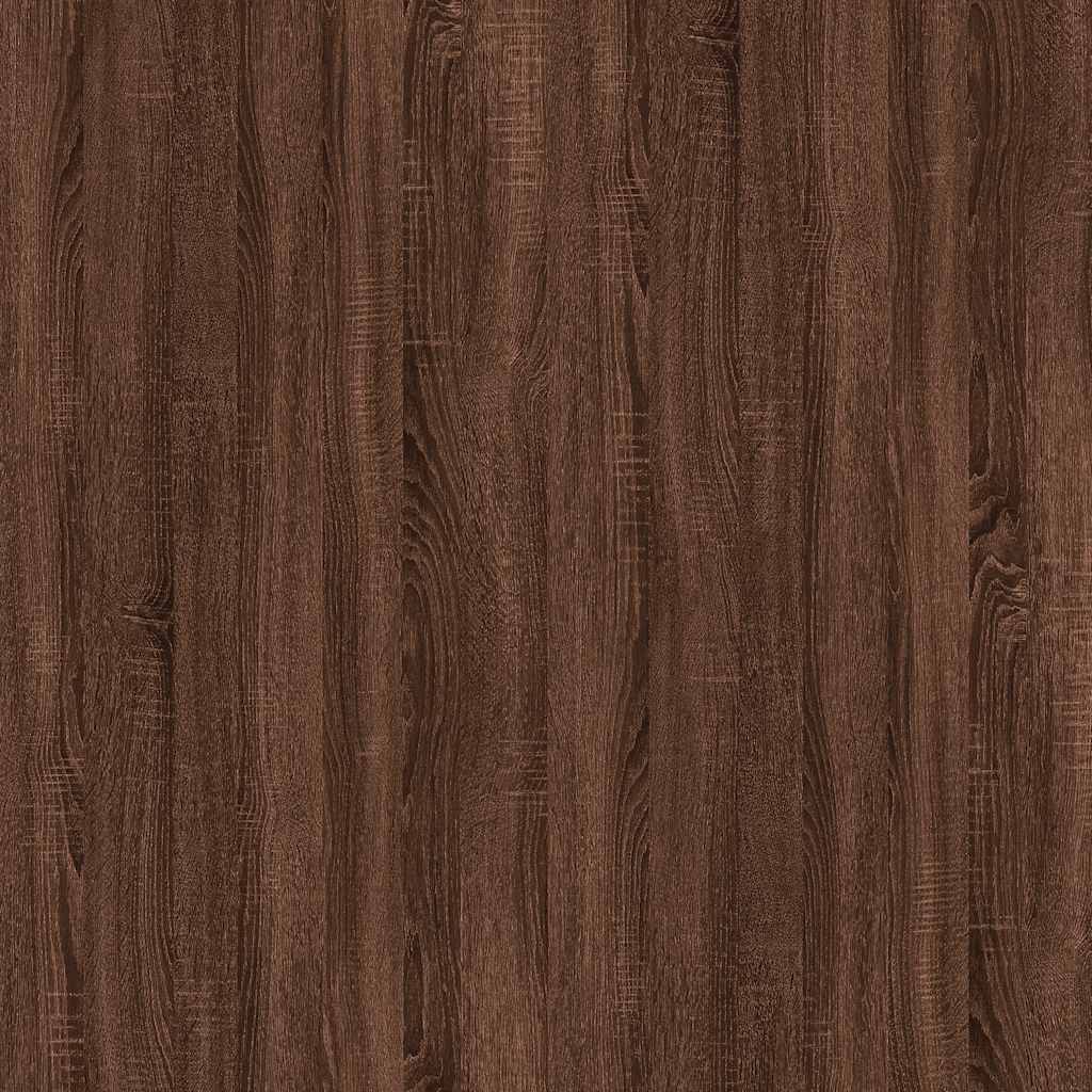 2 pcs conj. móveis WC derivados madeira cor carvalho castanho