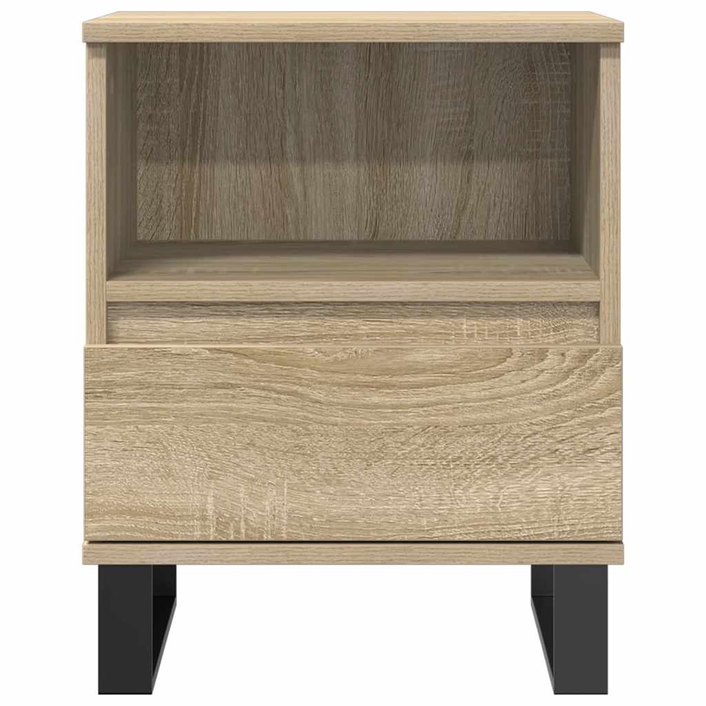 Mesa de cabeceira 40x35x50 cm derivados madeira carvalho sonoma