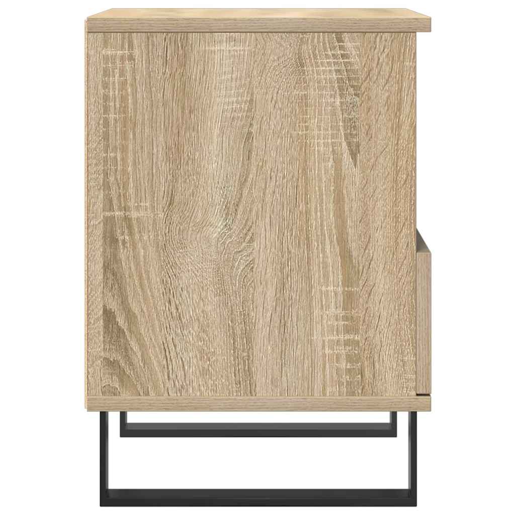 Mesa de cabeceira 40x35x50 cm derivados madeira carvalho sonoma
