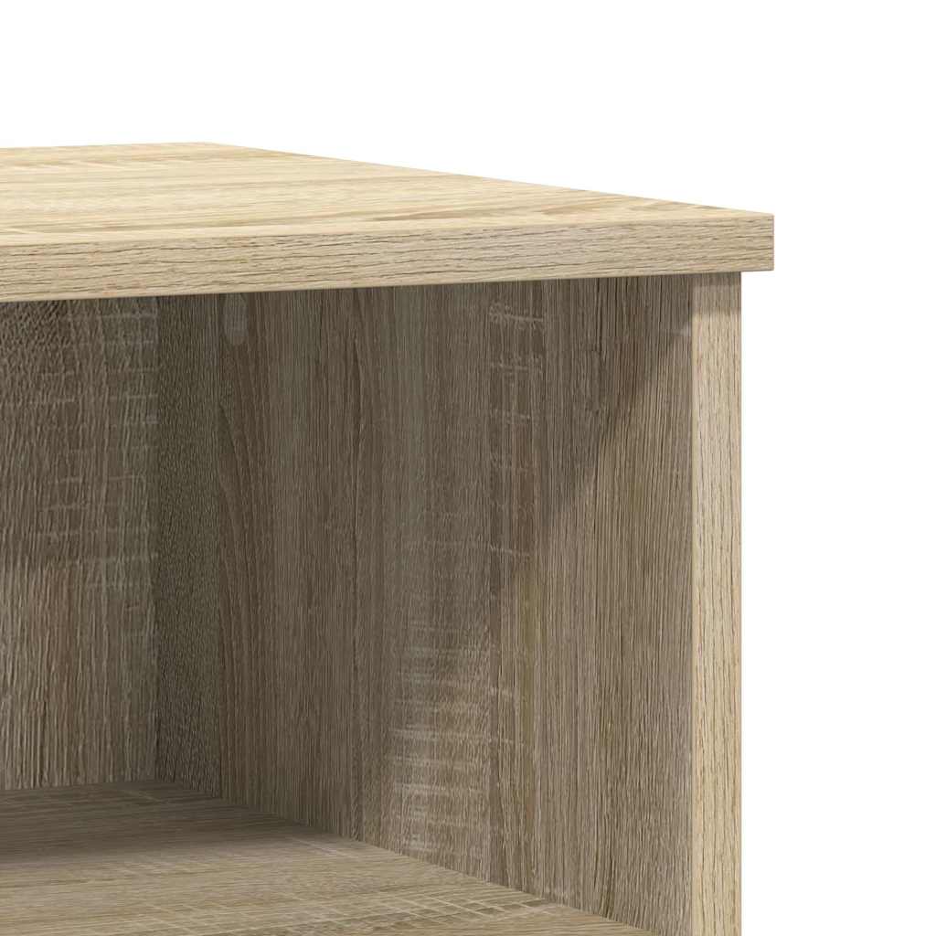 Mesa de cabeceira 40x35x50 cm derivados madeira carvalho sonoma