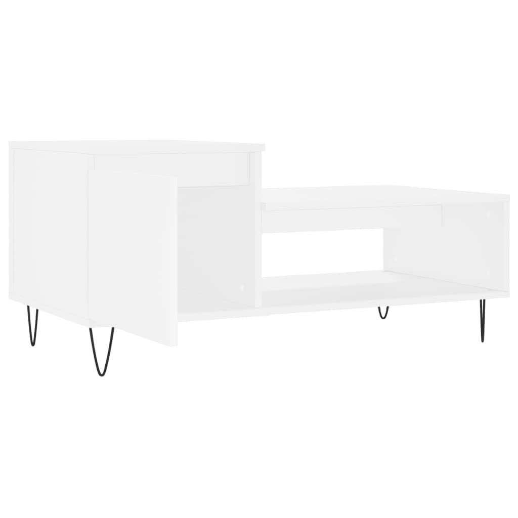 Mesa de centro 100x50x45 cm derivados de madeira branco