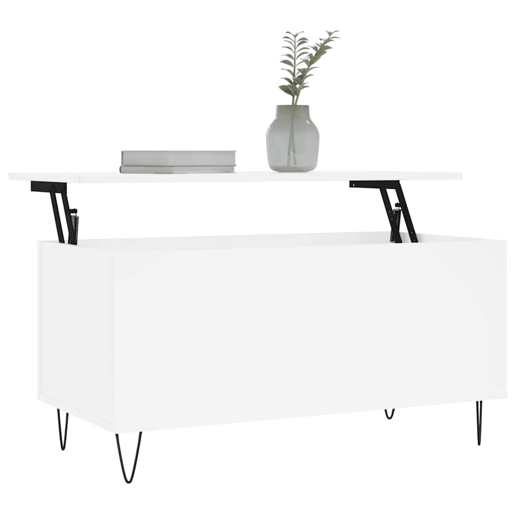 Mesa de centro 90x44,5x45 cm derivados de madeira branco
