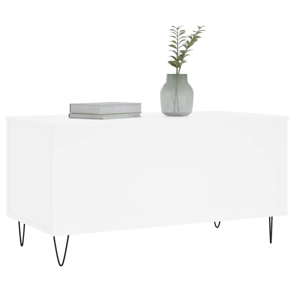 Mesa de centro 90x44,5x45 cm derivados de madeira branco