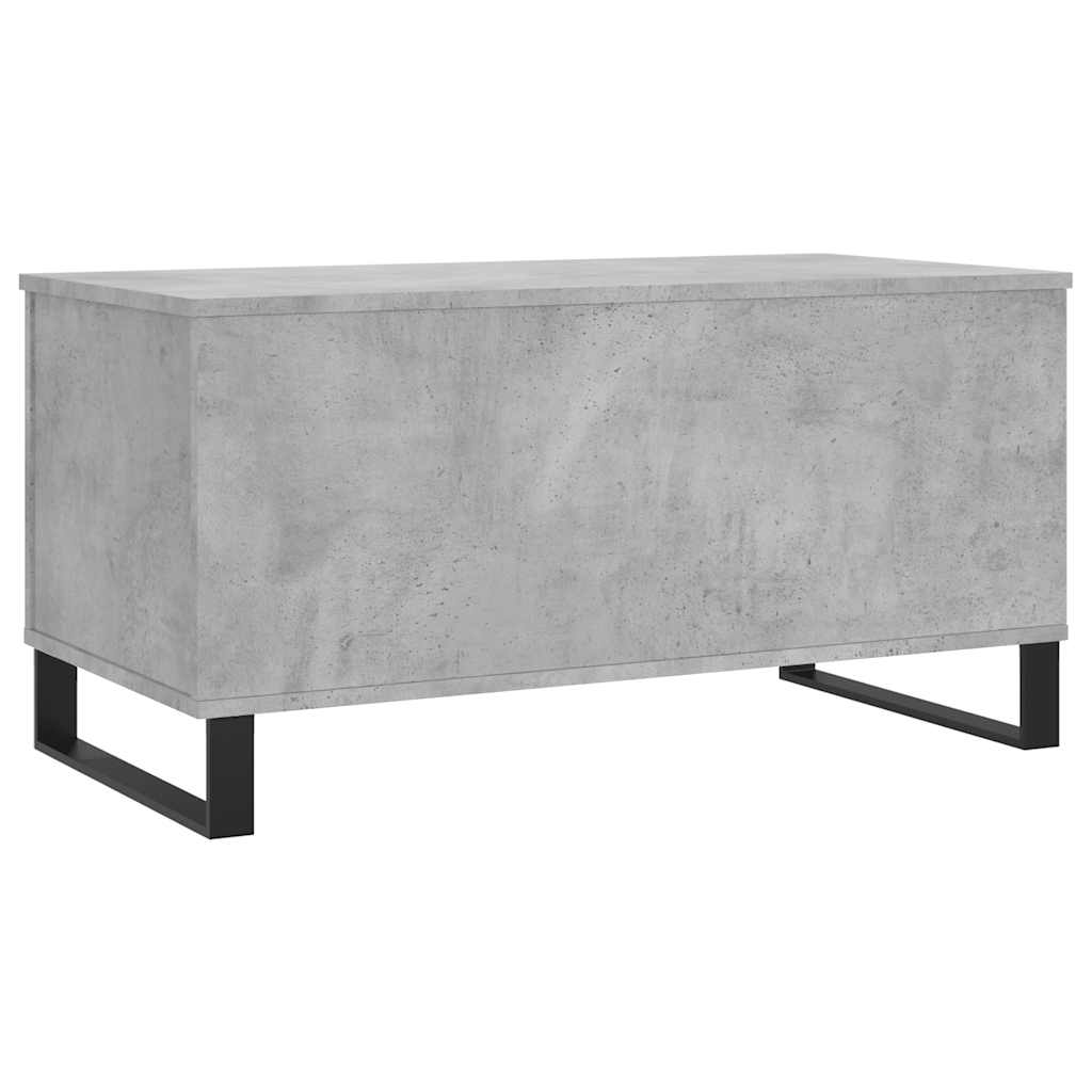 Mesa de centro 90x44,5x45 derivados de madeira cinzento cimento