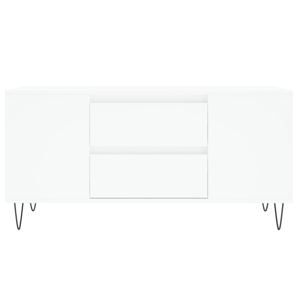 Mesa de centro 102x44,5x50 cm derivados de madeira branco