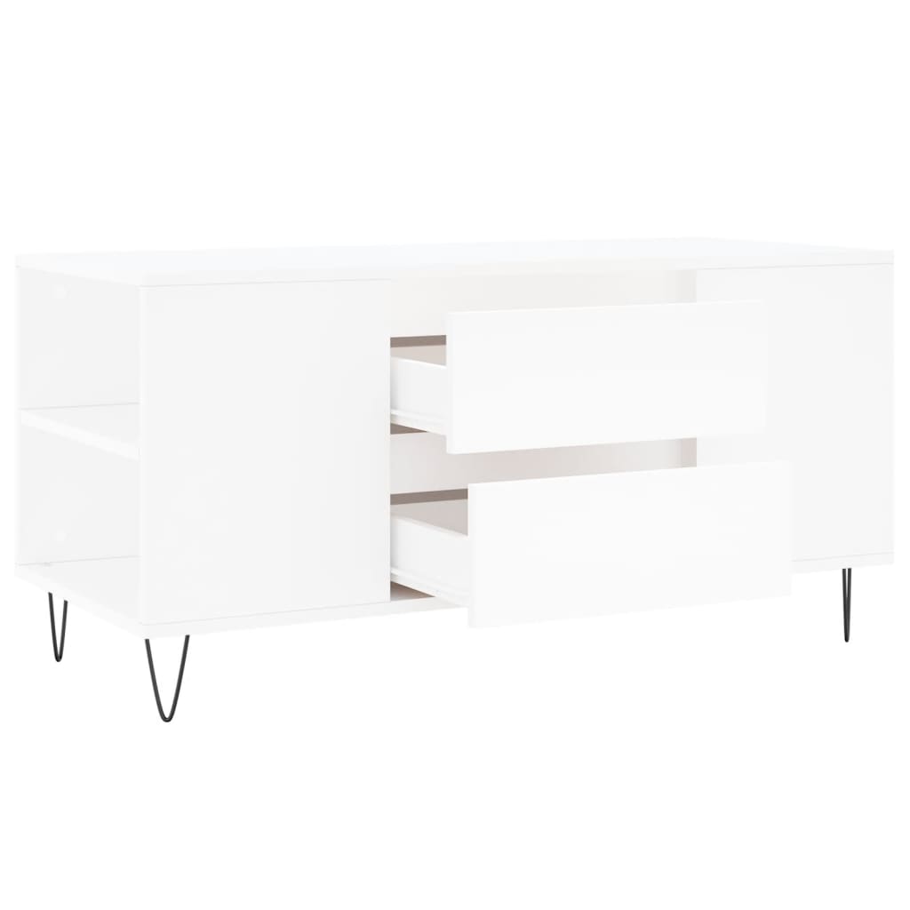 Mesa de centro 102x44,5x50 cm derivados de madeira branco