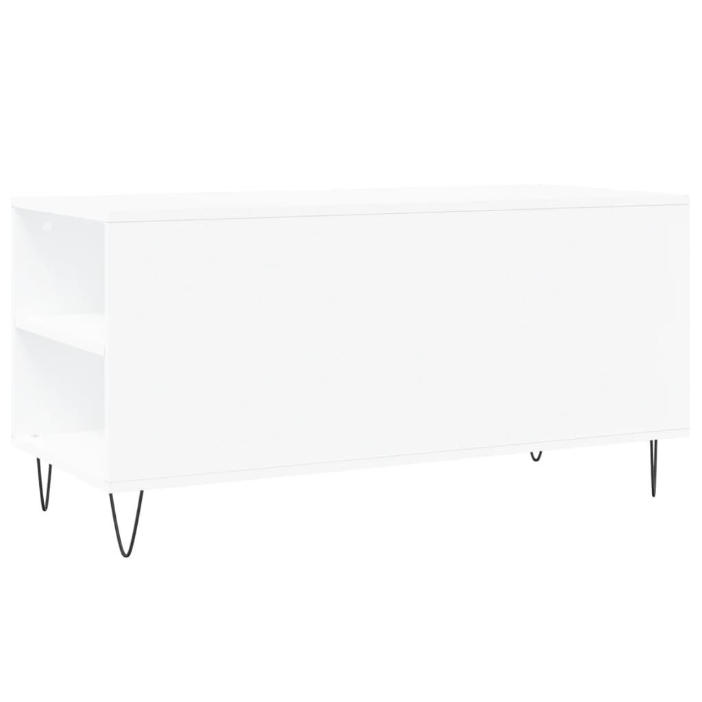 Mesa de centro 102x44,5x50 cm derivados de madeira branco