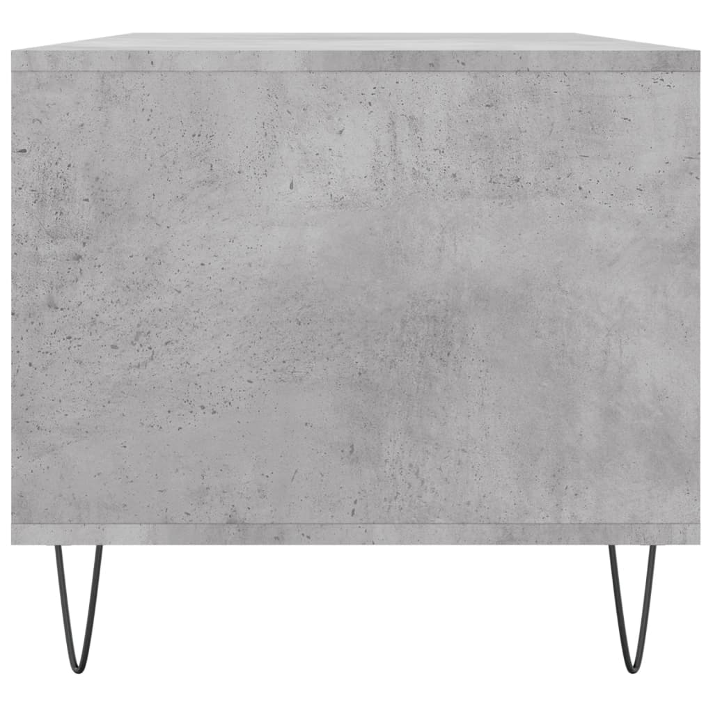 Mesa de centro 90x49x45 derivados de madeira cinzento cimento