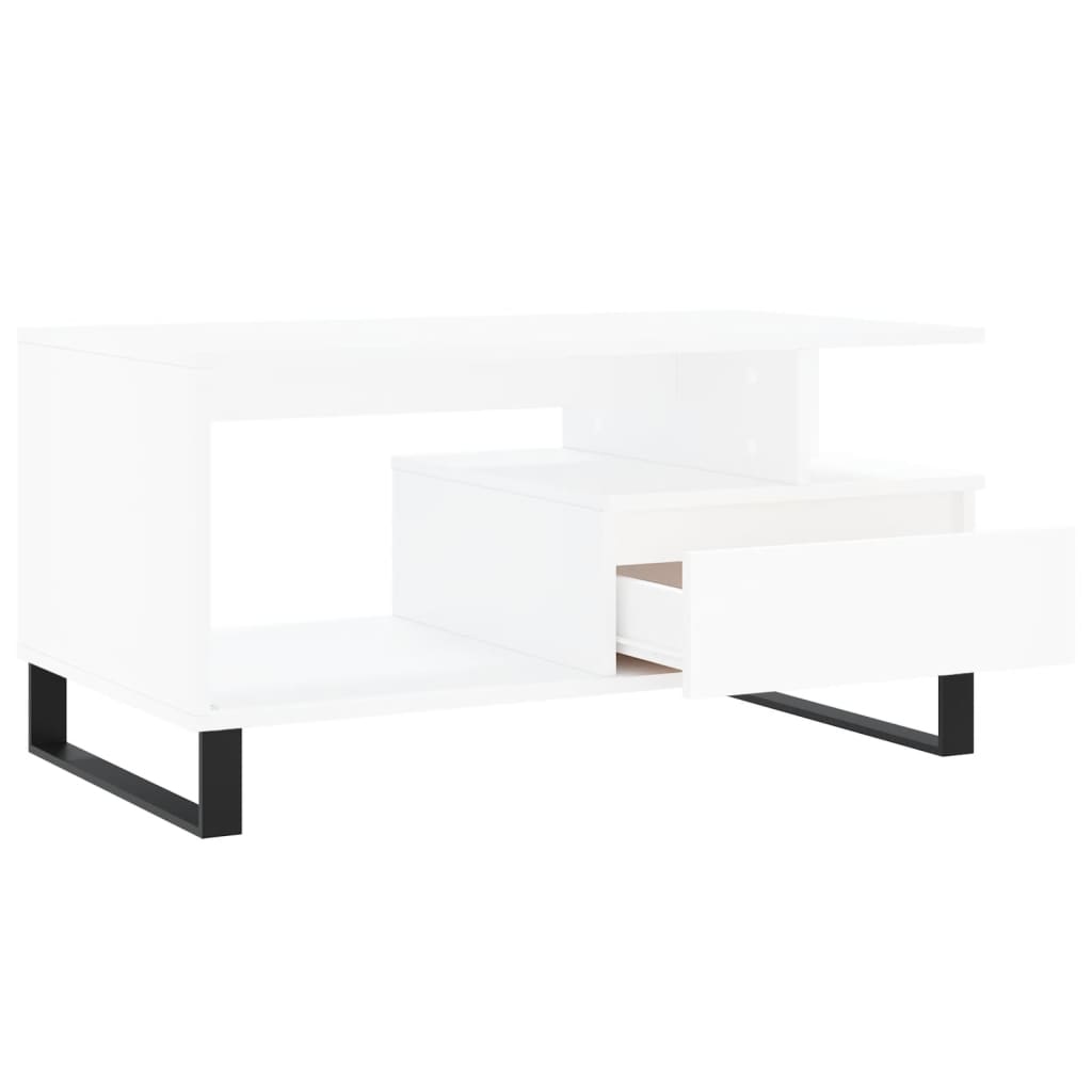Mesa de centro 90x49x45 cm derivados de madeira branco