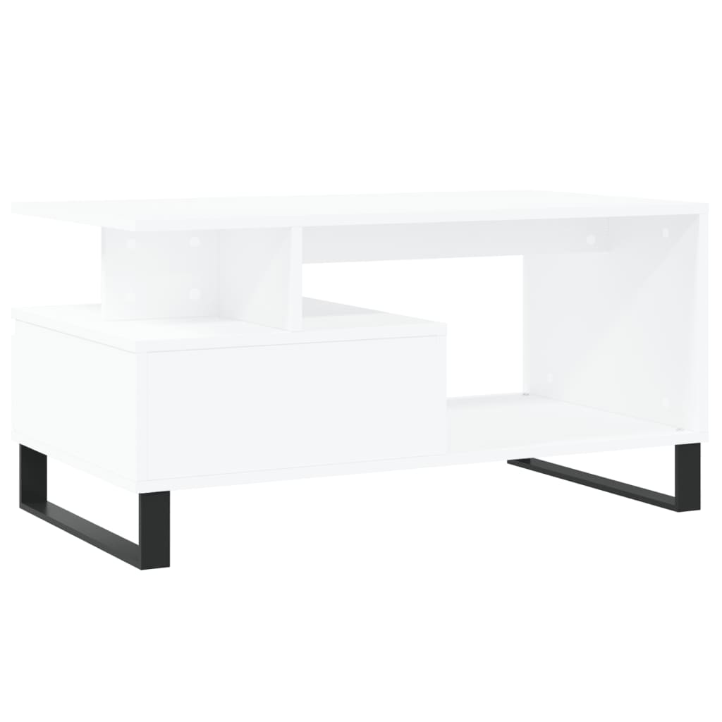 Mesa de centro 90x49x45 cm derivados de madeira branco