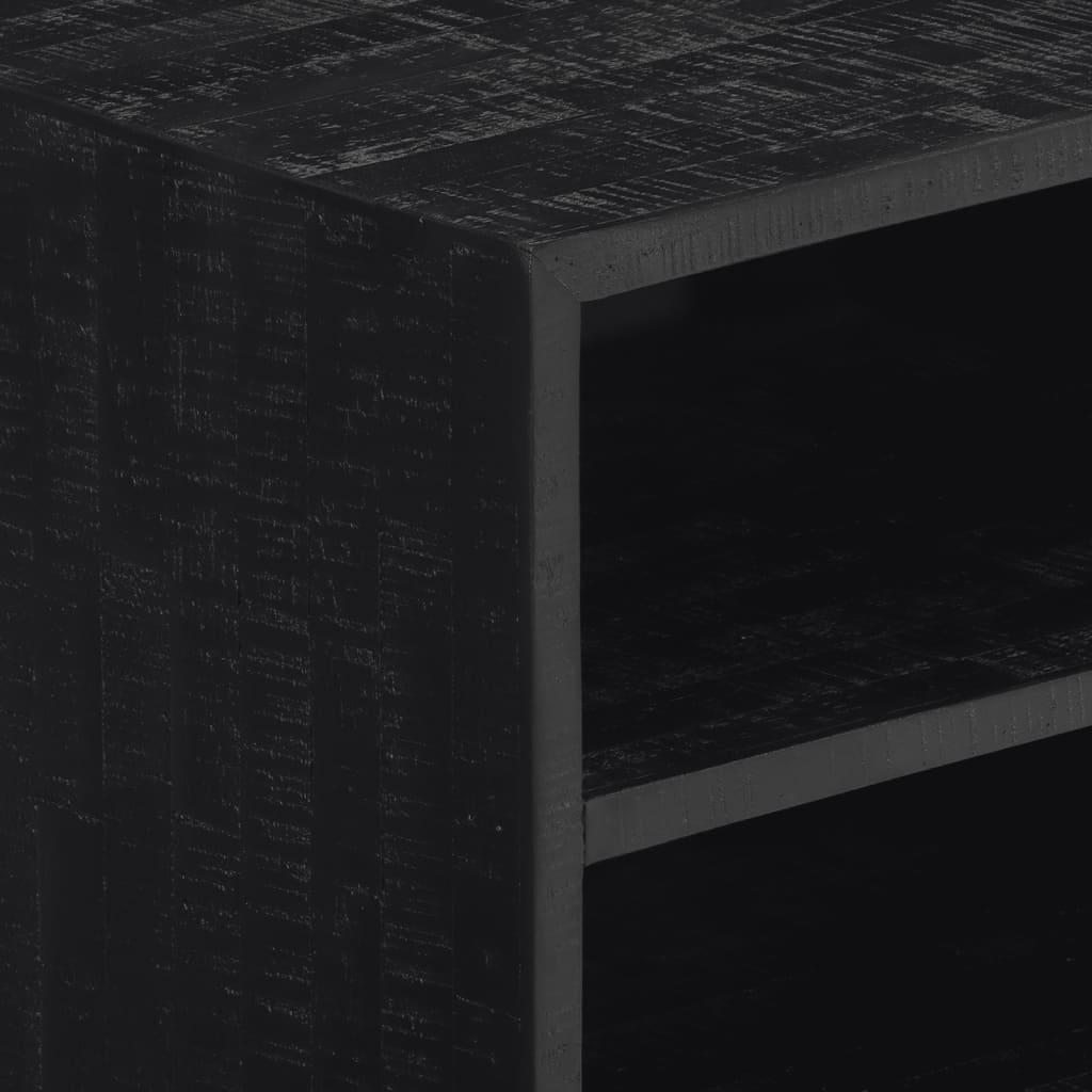 Móvel de TV 112x31x45 cm madeira de teca recuperada maciça