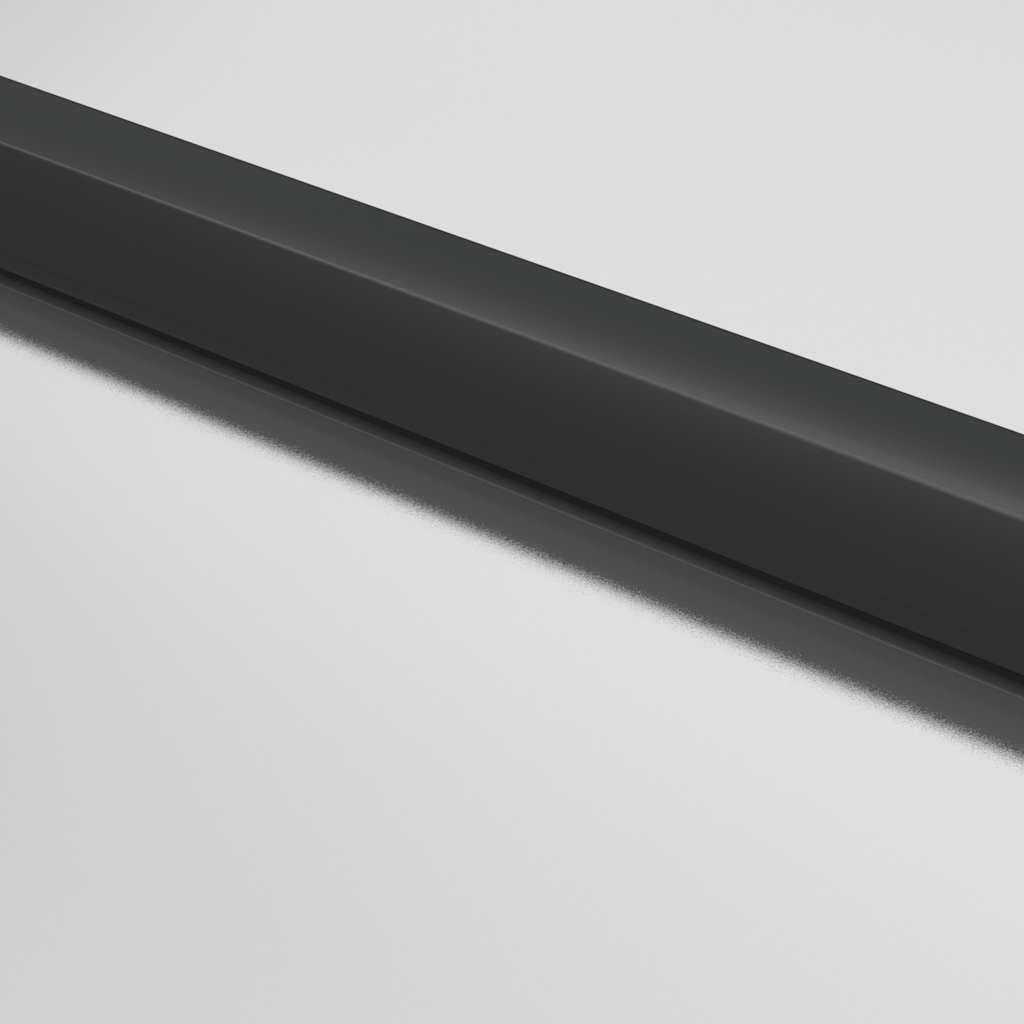 Porta interior 83x201,5 cm vidro temperado e alumínio dourado