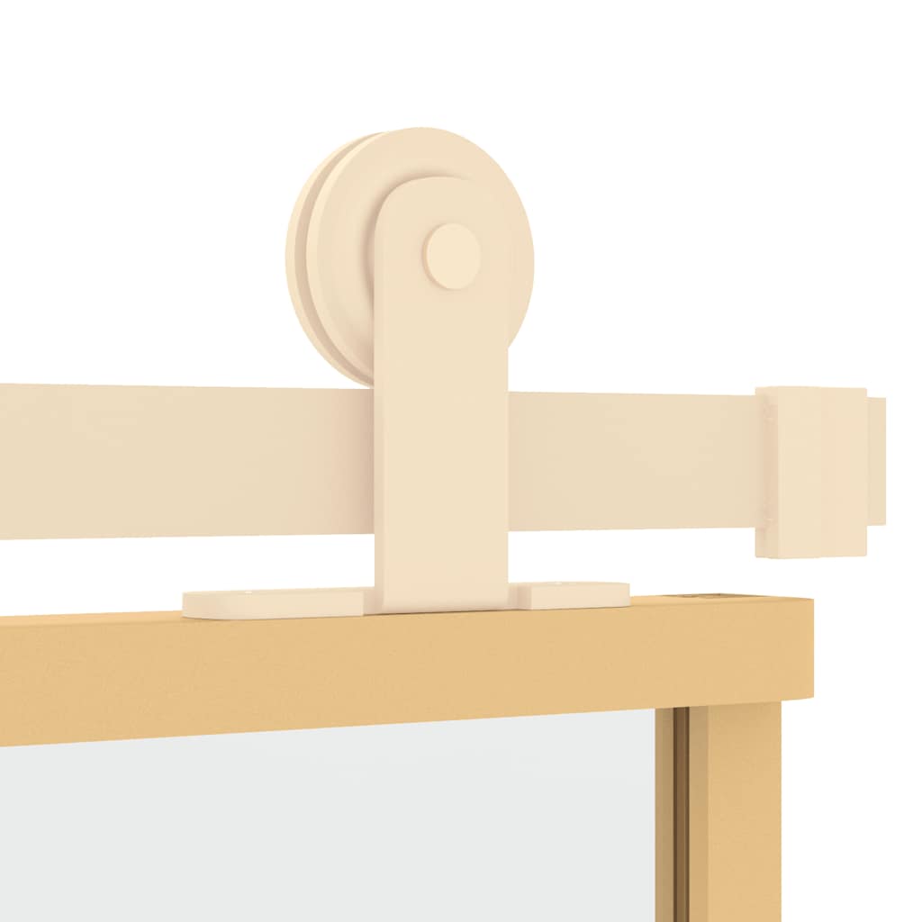 Porta deslizante 102,5x205 cm vidro ESG/alumínio dourado