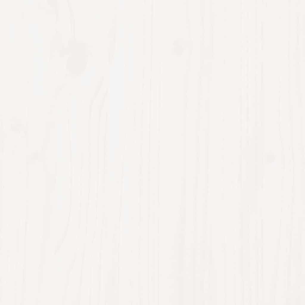 Sofá-cama com gavetão 90x190 cm madeira de pinho maciça branco