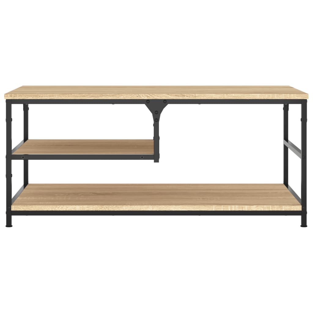 Mesa de centro 90x49x40 cm derivados de madeira carvalho sonoma