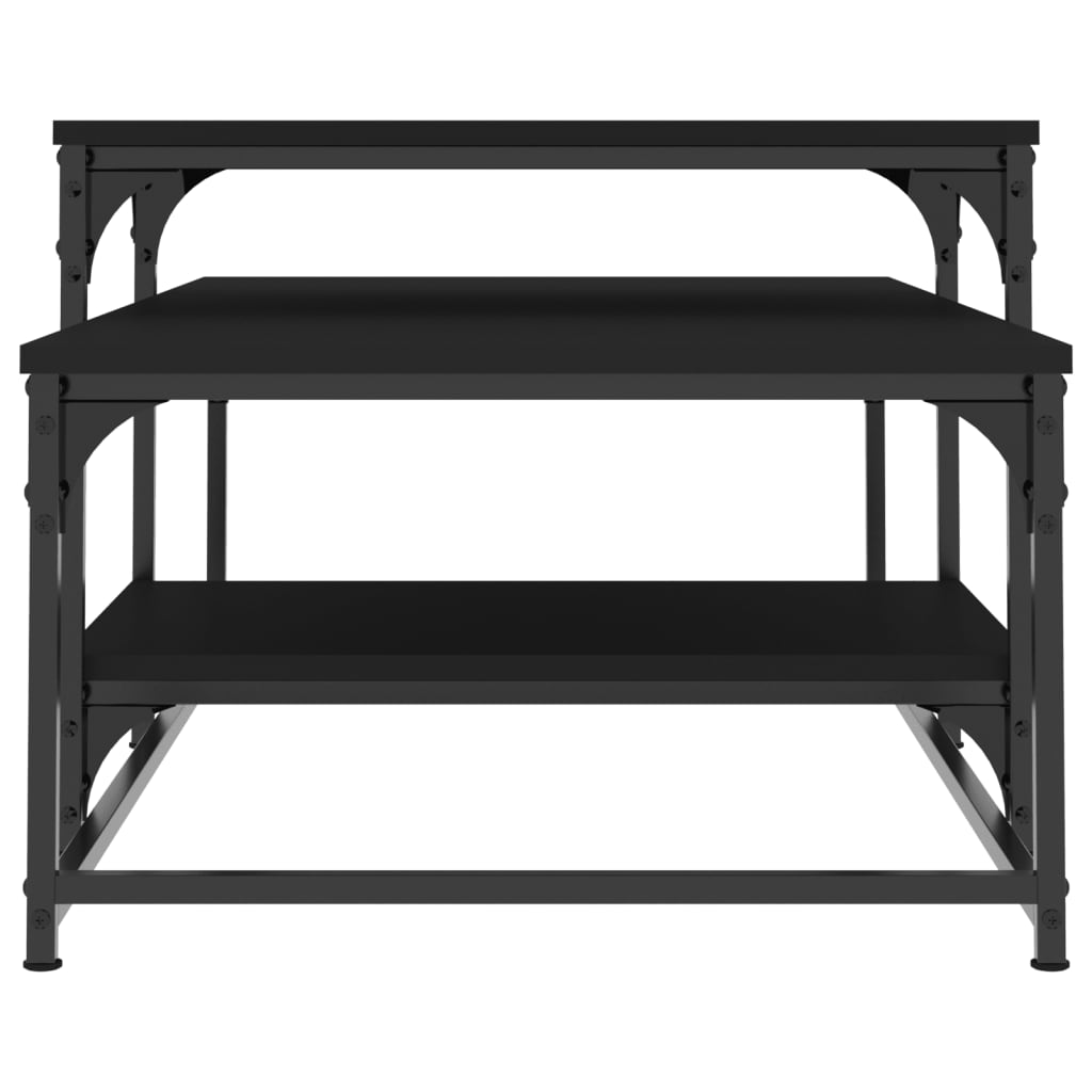 Mesa de centro 102x60x45 cm derivados de madeira preto