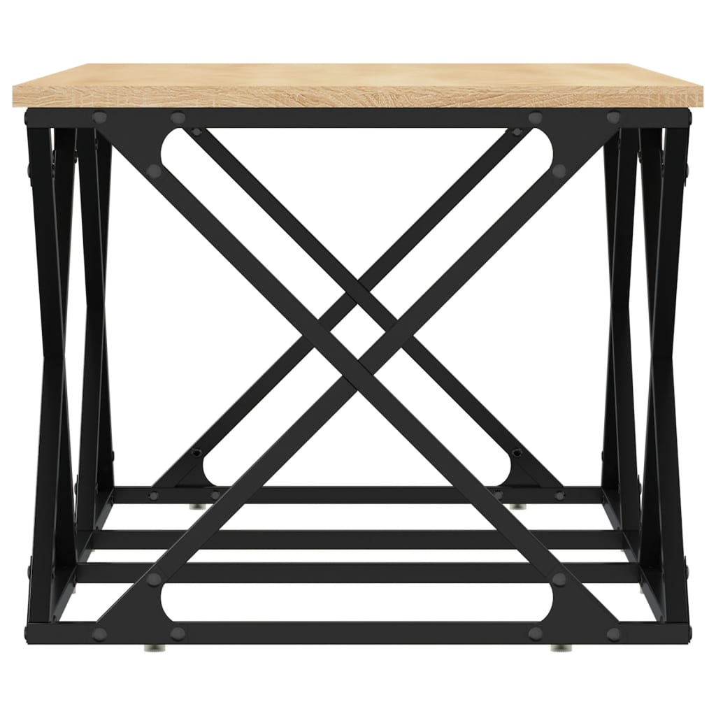 Mesa de centro 100x49x40 cm derivados madeira carvalho sonoma