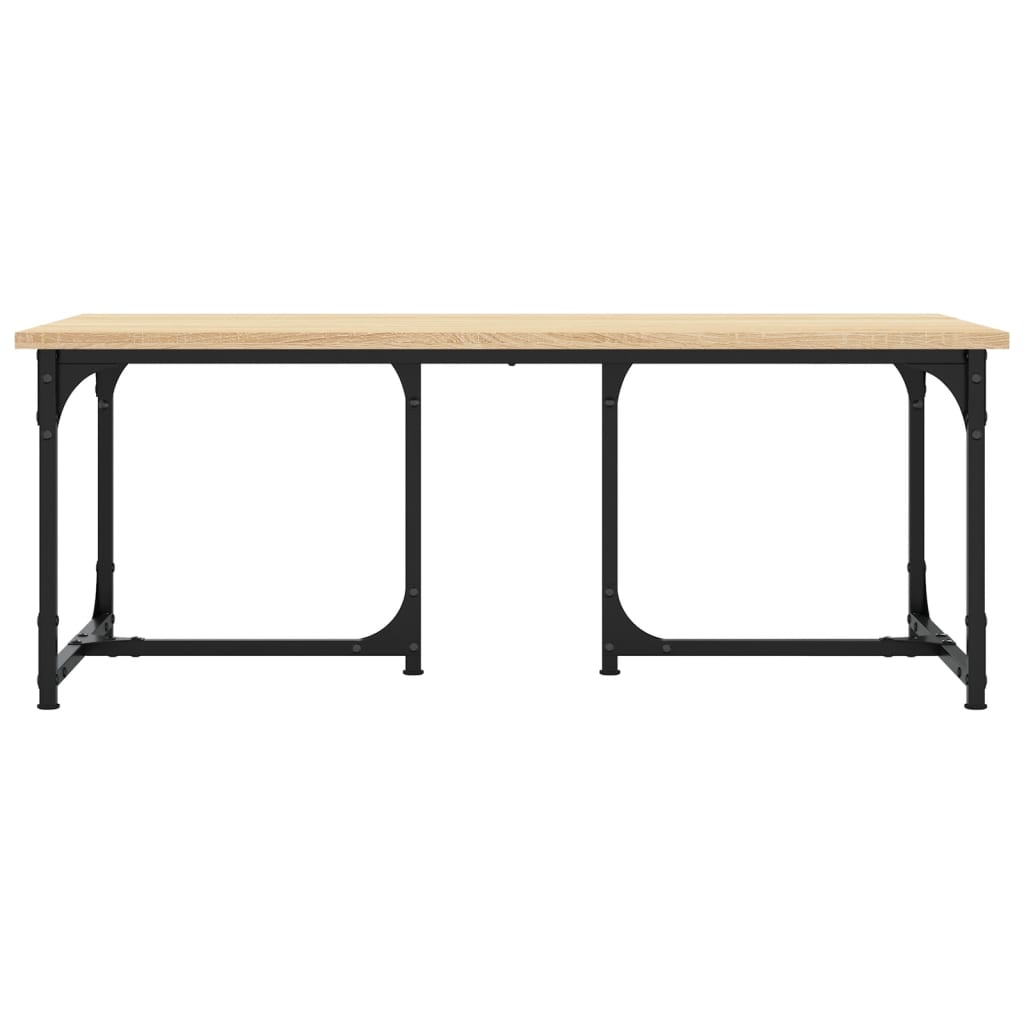 Mesa de centro 90x50x35 cm derivados madeira carvalho sonoma