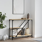 Mesa consola 88,5x30x75 cm derivados de madeira carvalho sonoma