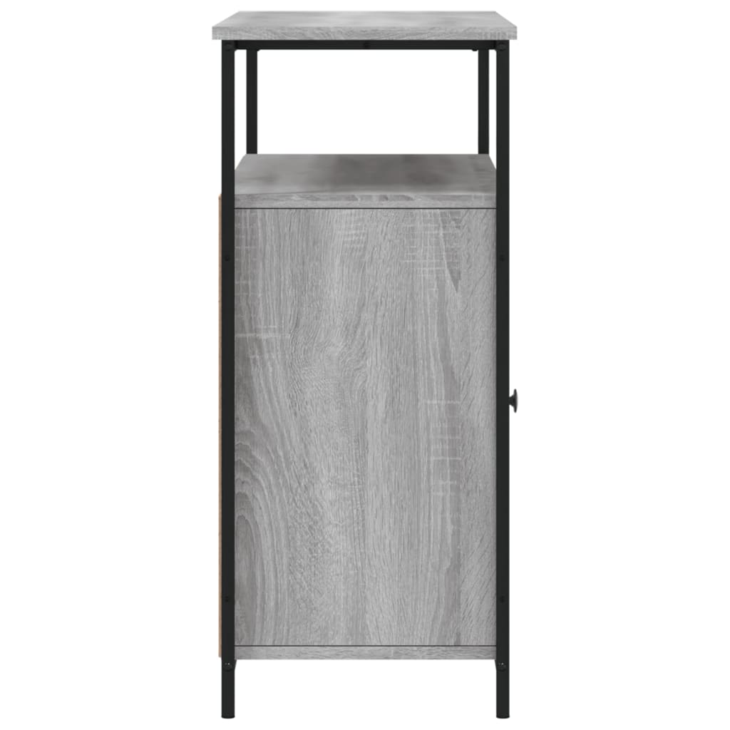 Aparador 100x35x80 cm derivados de madeira cinzento sonoma