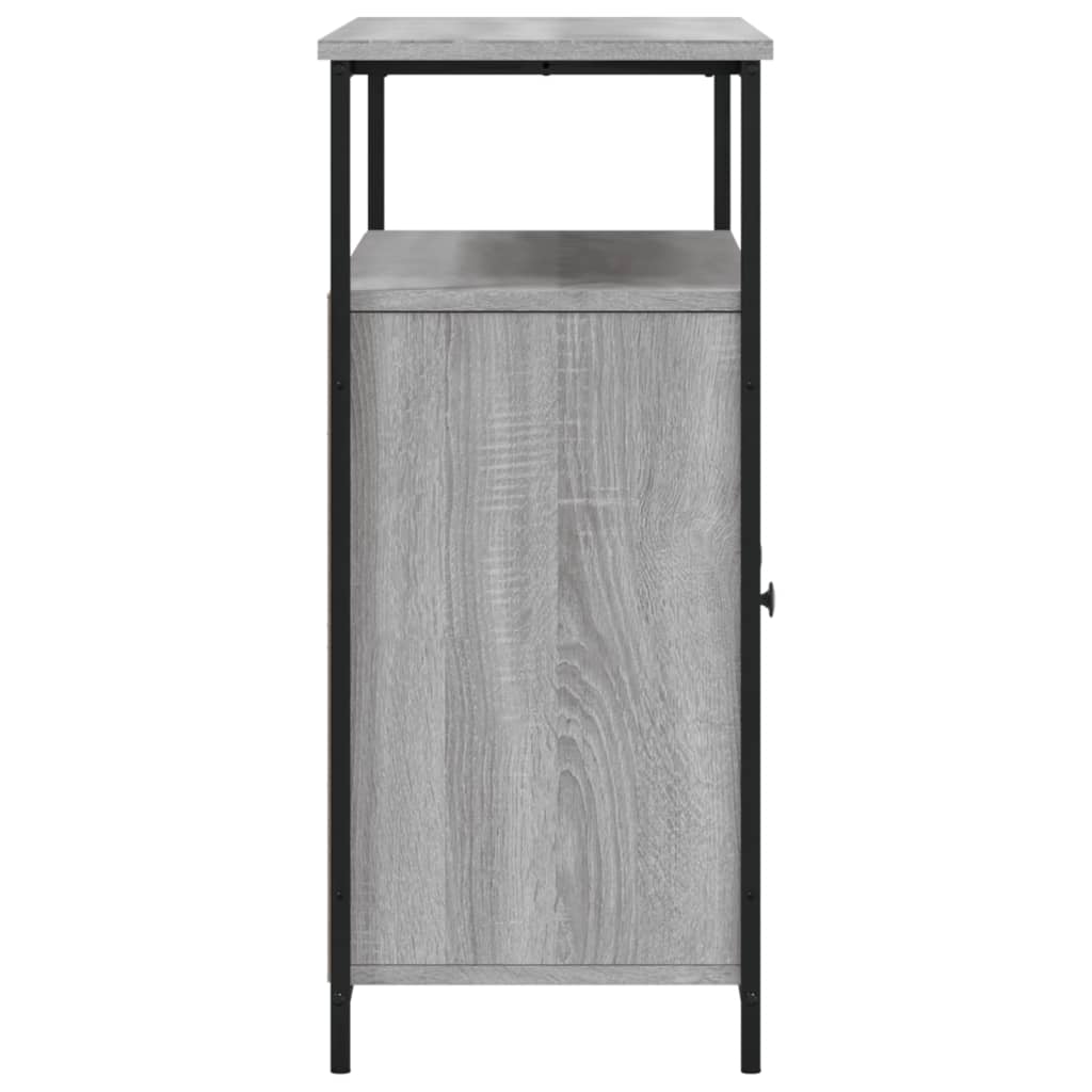 Aparador 100x35x80 cm derivados de madeira cinzento sonoma