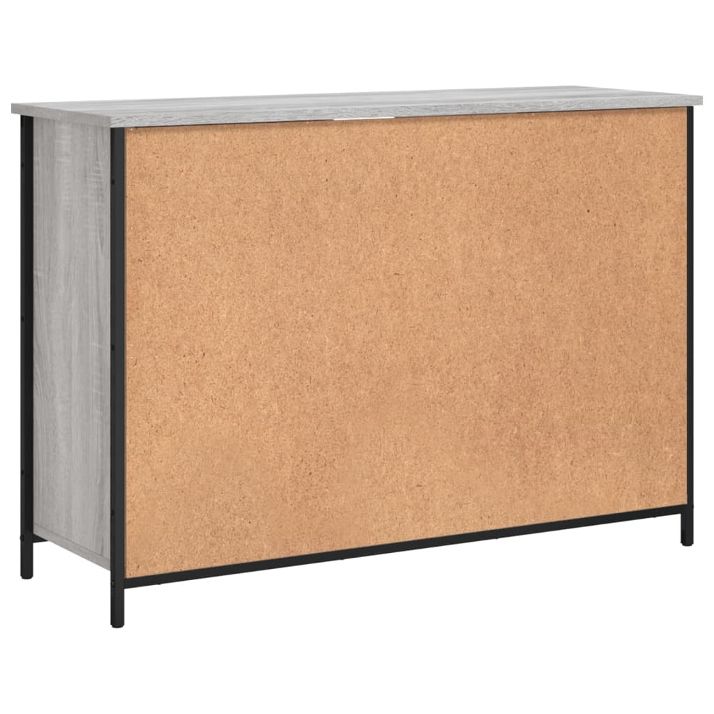 Aparador 100x35x70 cm derivados de madeira cinzento sonoma