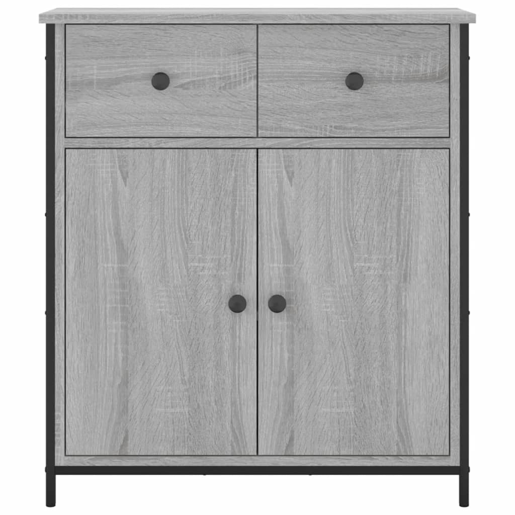Aparador 70x30x80 cm derivados de madeira cinzento sonoma