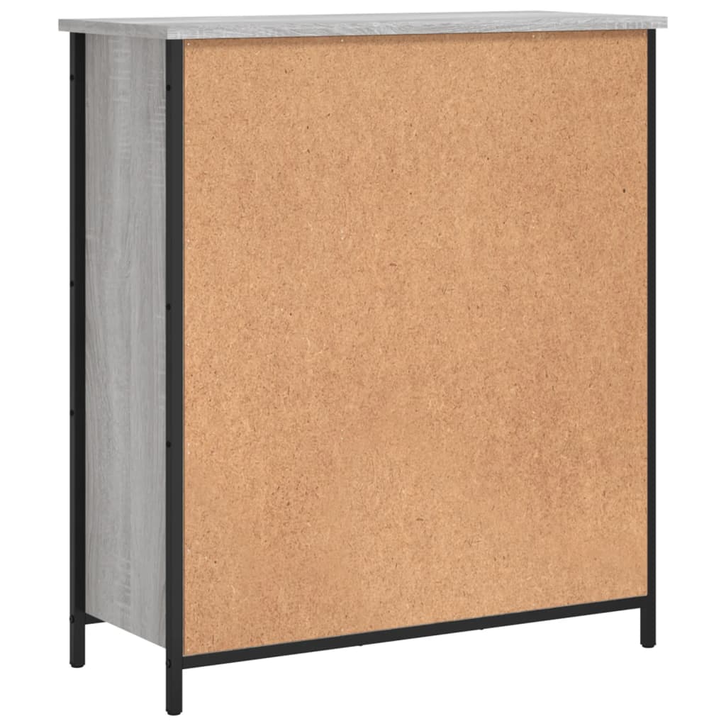 Aparador 70x30x80 cm derivados de madeira cinzento sonoma