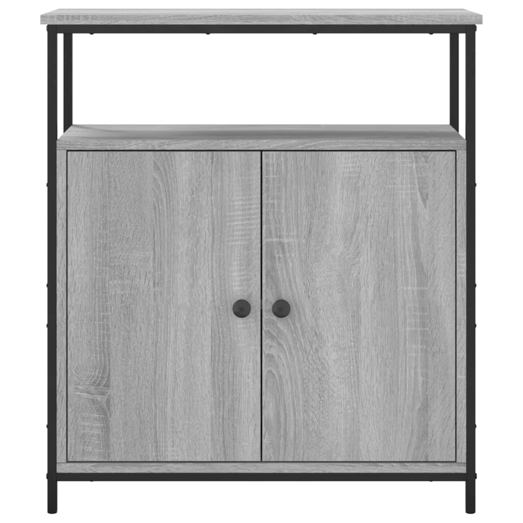 Aparador 70x30x80 cm derivados de madeira cinzento sonoma