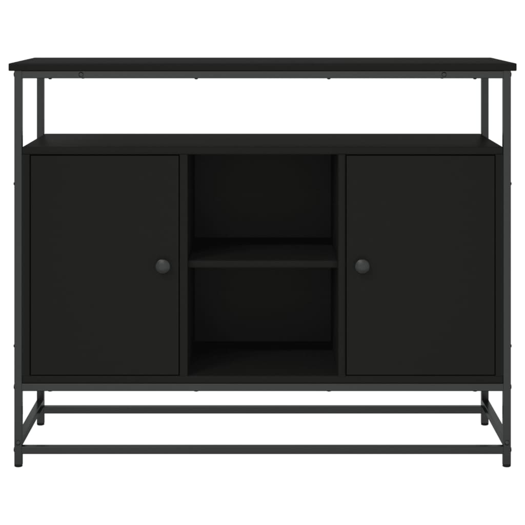 Aparador 100x35x80 cm derivados de madeira preto