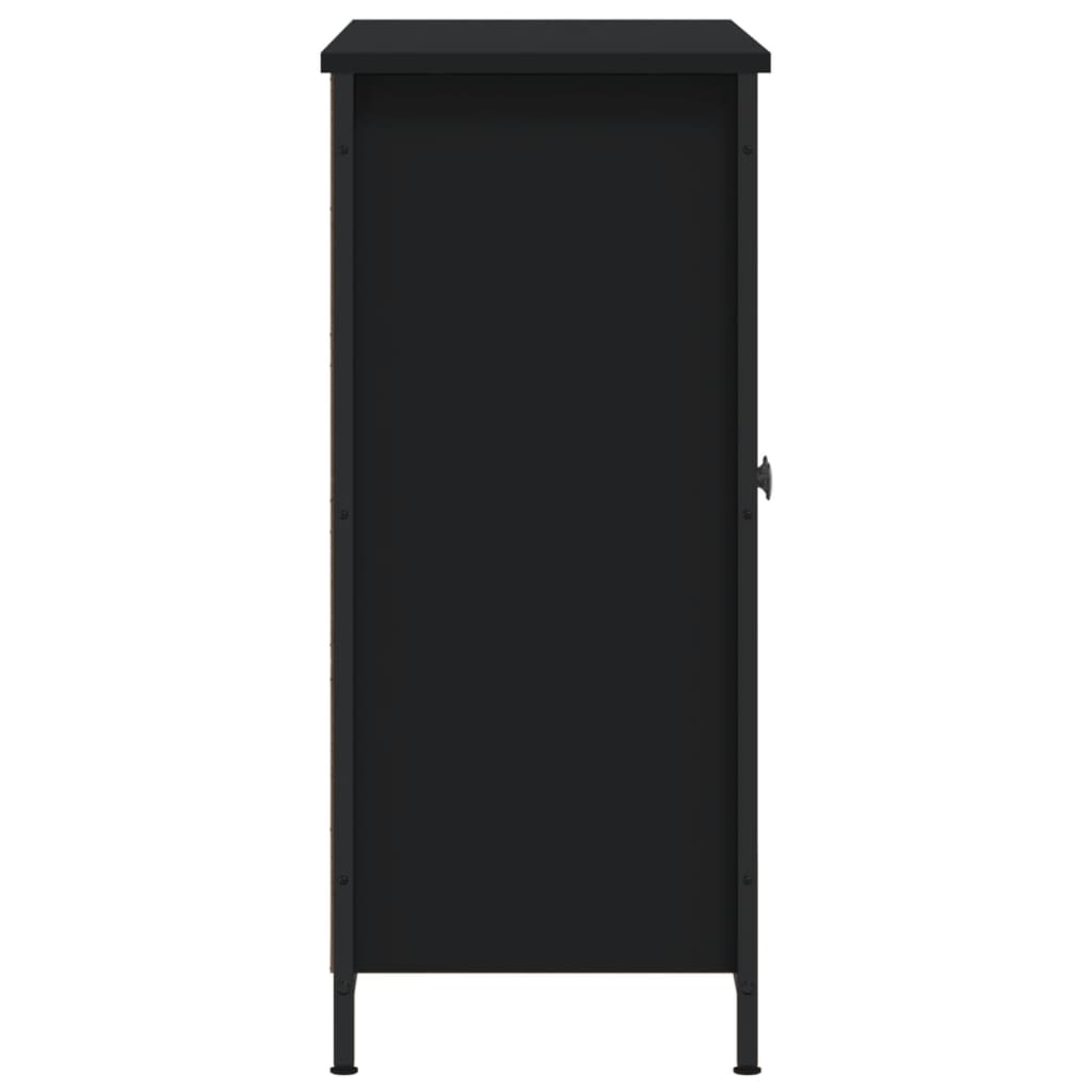 Aparador 100x33x75 cm derivados de madeira preto