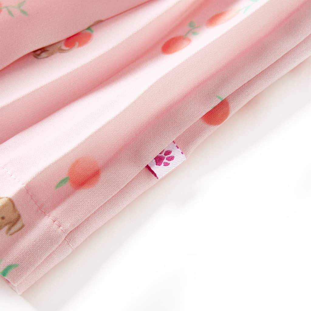 Saia plissada para criança laranja-claro 116