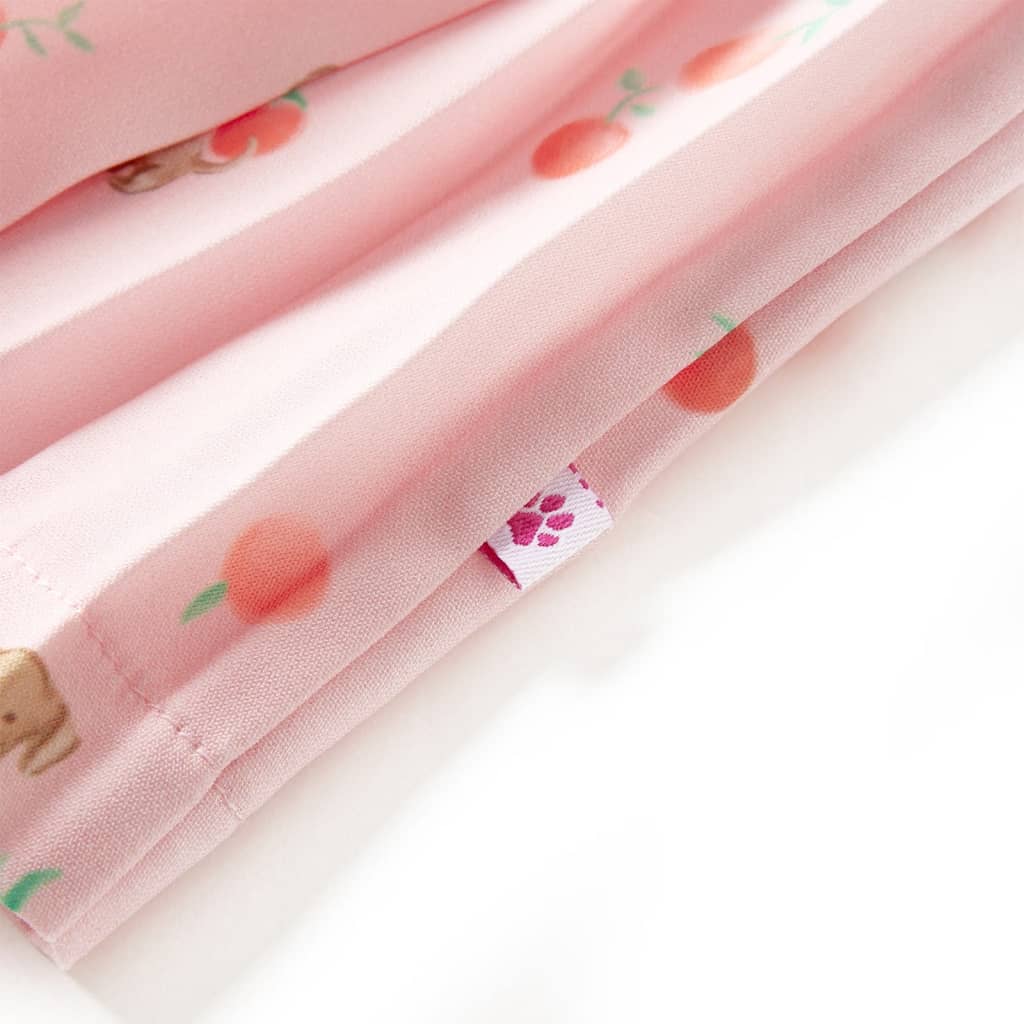 Saia plissada para criança laranja-claro 116