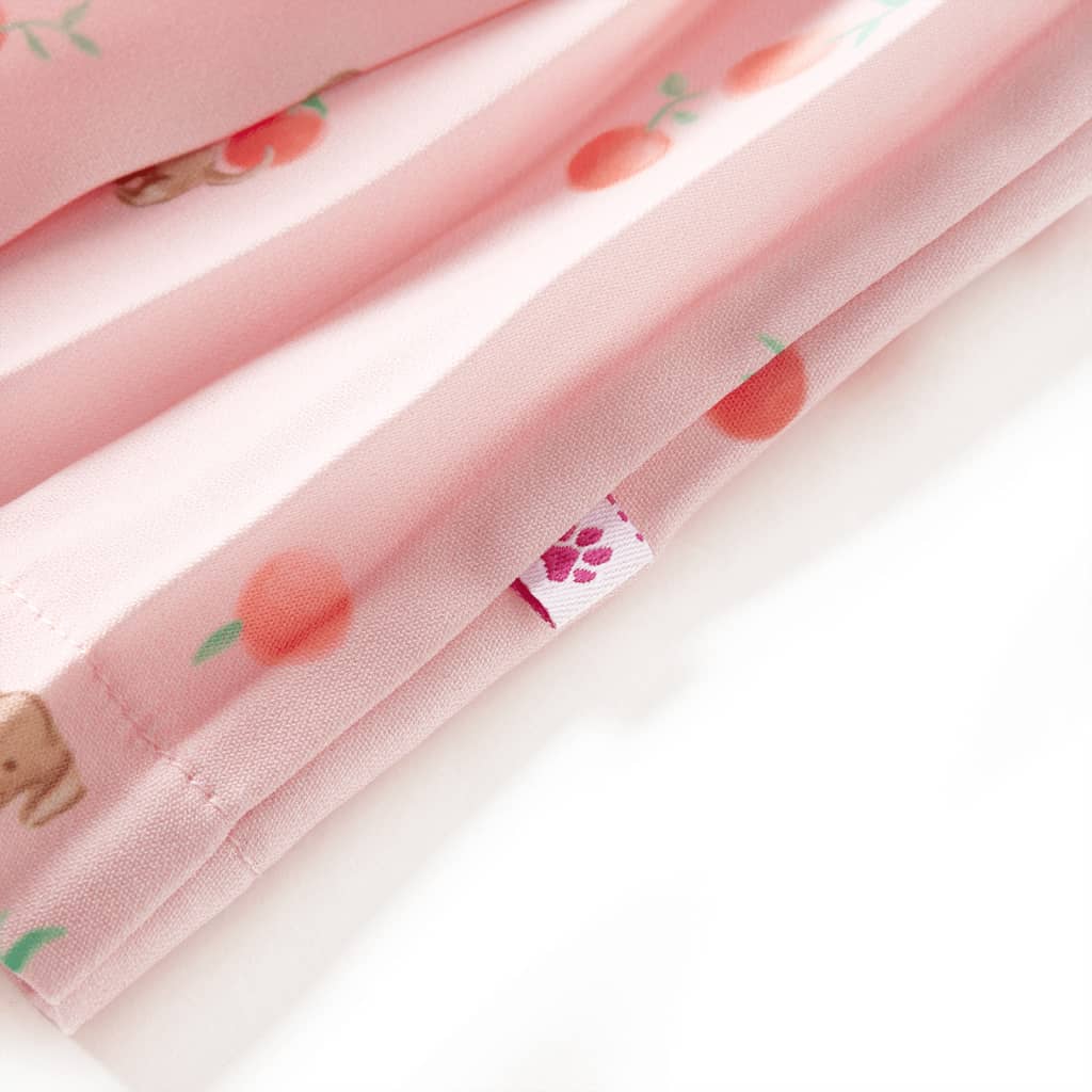 Saia plissada para criança laranja-claro 116