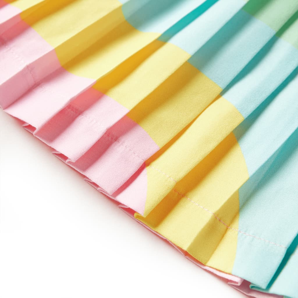 Saia plissada para criança rosa-claro 116