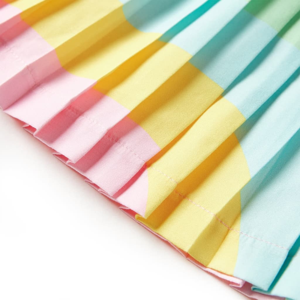 Saia plissada para criança rosa-claro 116