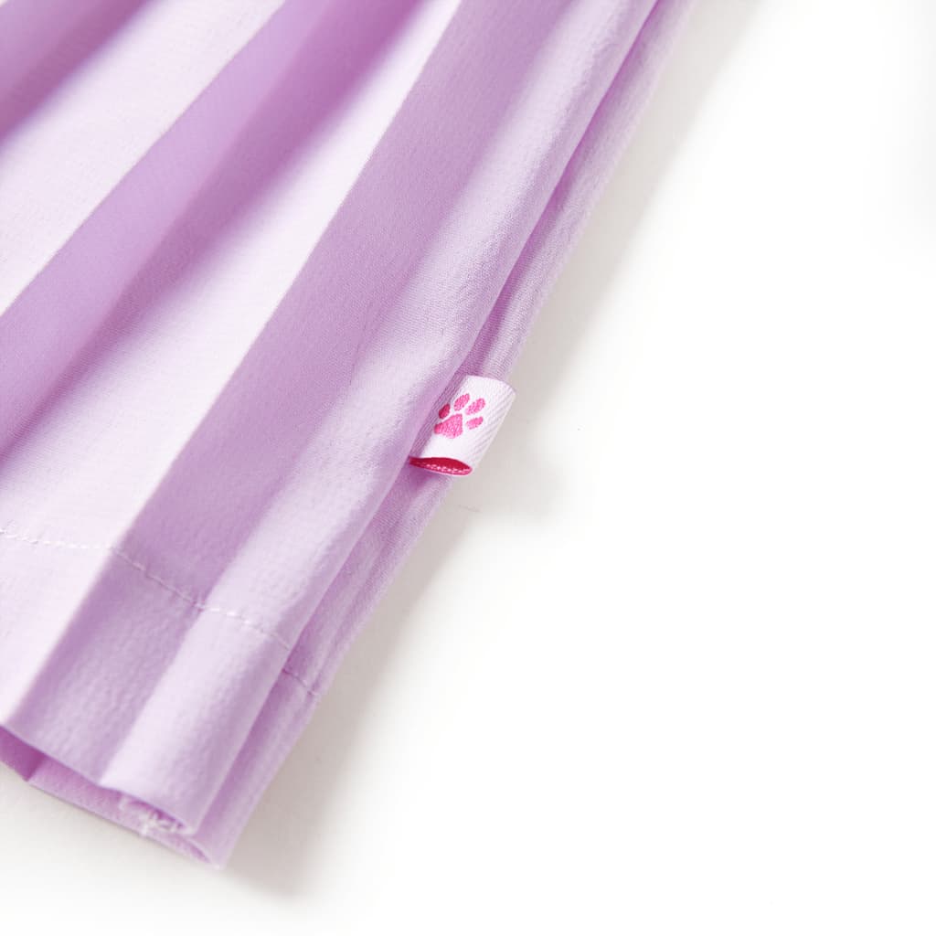 Saia plissada para criança rosa 116