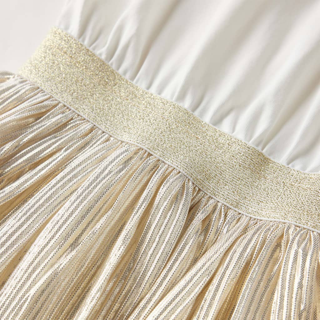 Vestido de manga curta para criança cor cru 128