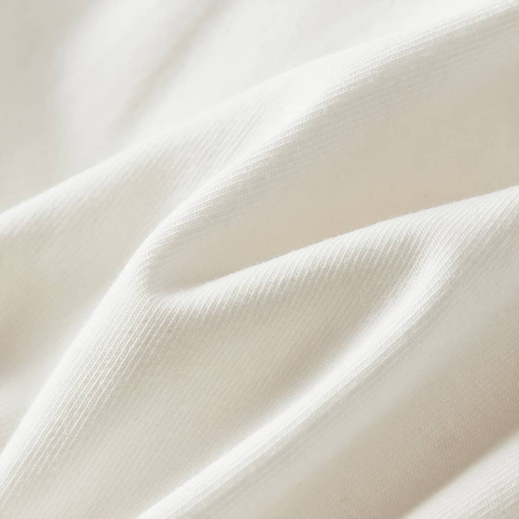 Vestido de manga curta para criança cor cru 128