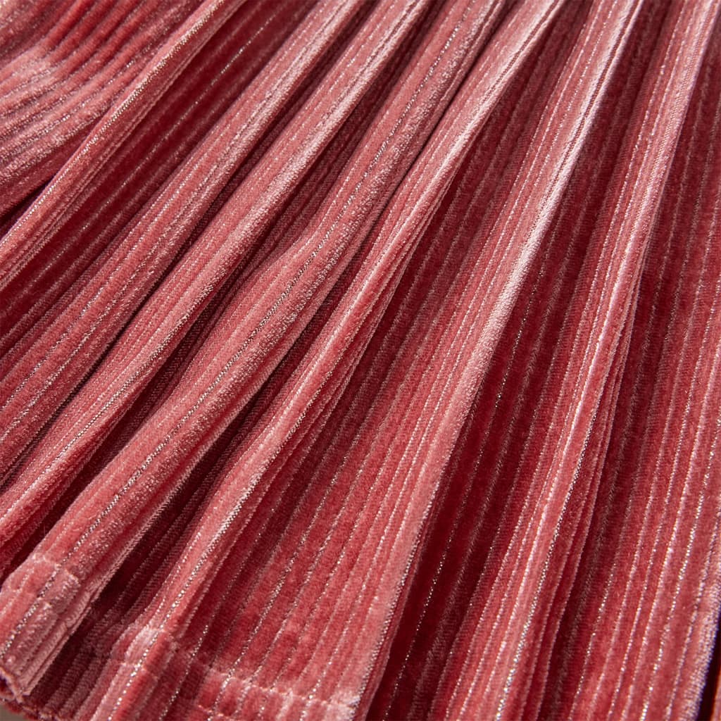 Saia plissada para criança rosa-médio 140