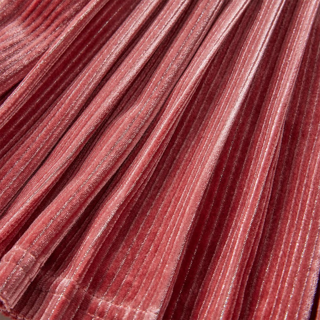 Saia plissada para criança rosa-médio 140