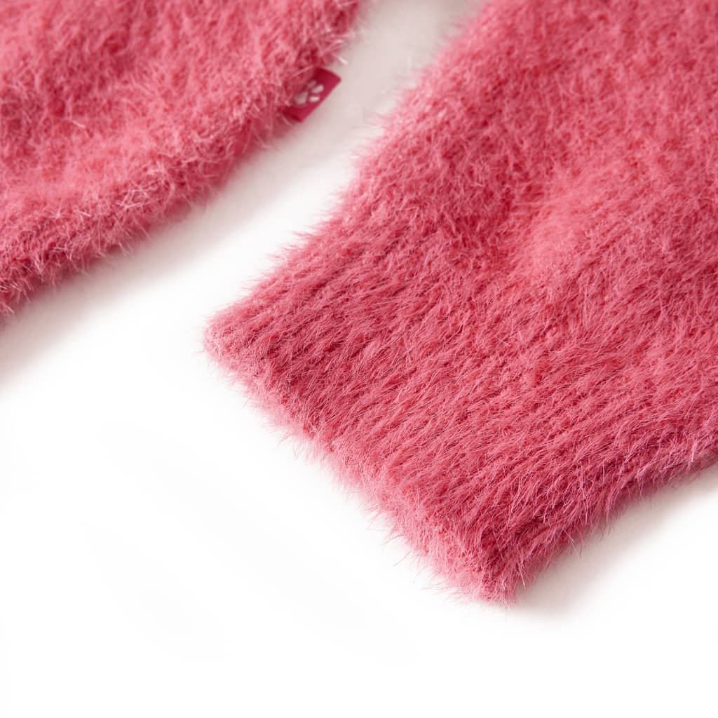 Camisola de malha para criança cor ocre-escuro 116