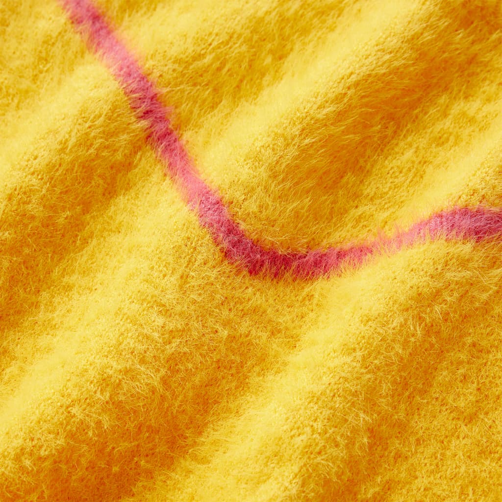 Camisola de malha para criança cor ocre-escuro 116