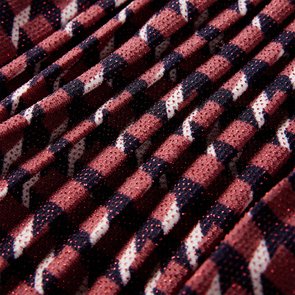 Saia plissada para criança com brilhos azul-marinho 116