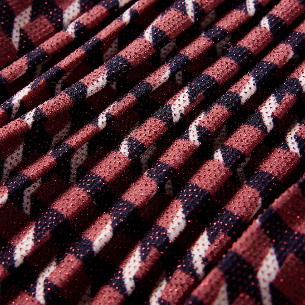 Saia plissada para criança com brilhos azul-marinho 116