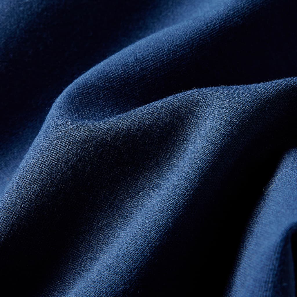 Calças de criança com pernas largas azul-marinho 92