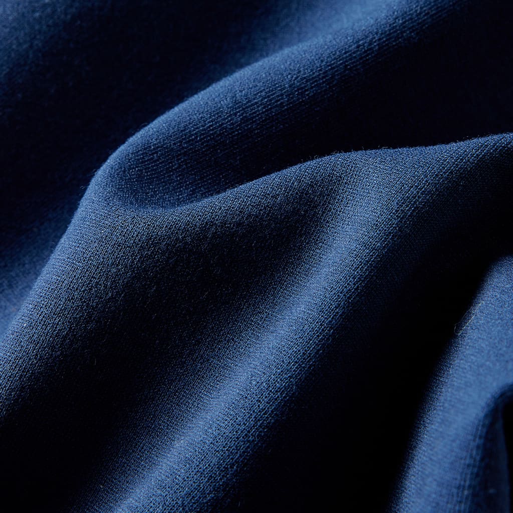 Calças de criança com pernas largas azul-marinho 92