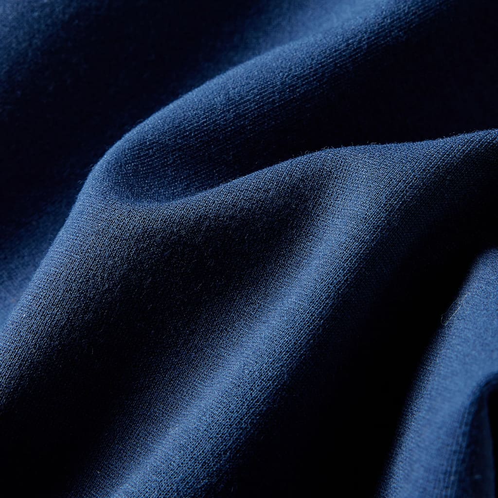 Calças de criança com pernas largas azul-marinho 92