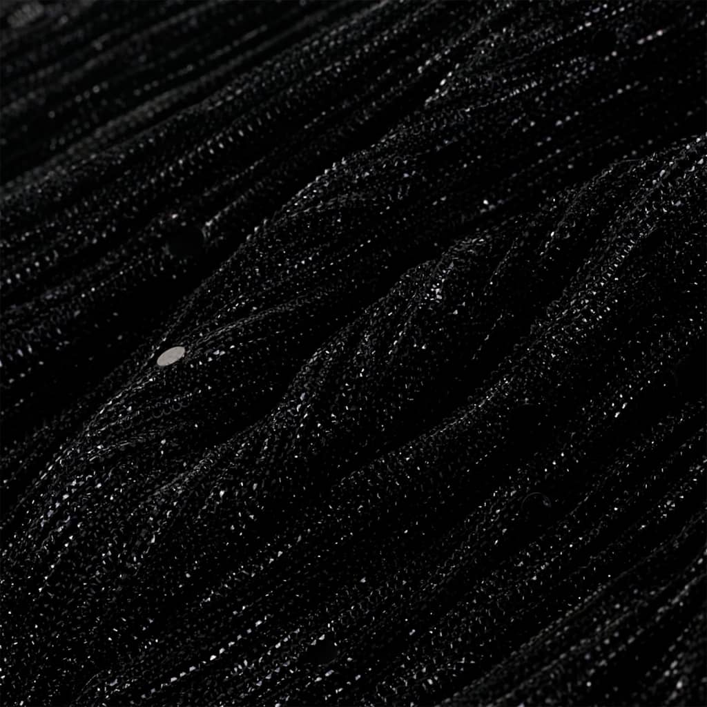 Vestido de manga comprida para criança preto 116