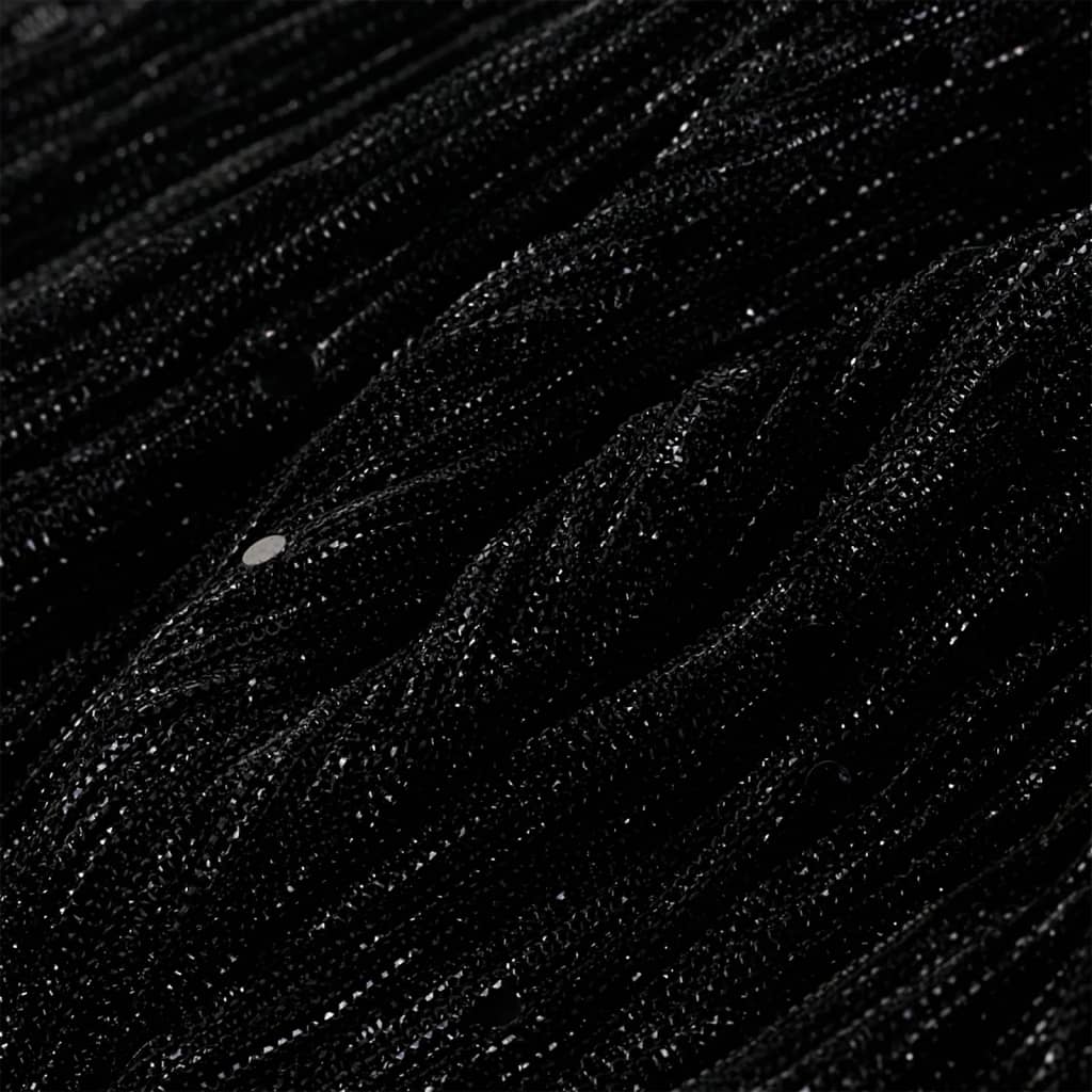 Vestido de manga comprida para criança preto 116